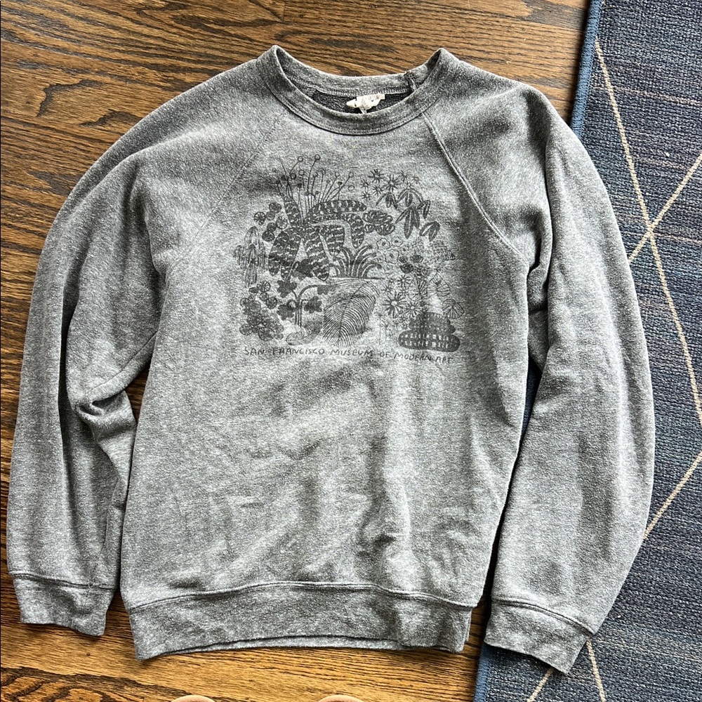Carissa Potter x SFMOMA raglan sweatshirt L
